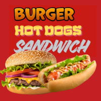 Burger, Hot Dog and Sandwich