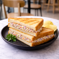 Coleslaw Club Sandwich