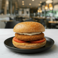 Mediterranean Falafel Burger