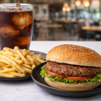 Impossible Burger Veg Combo