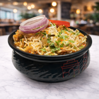 Mushroom Dum Biryani