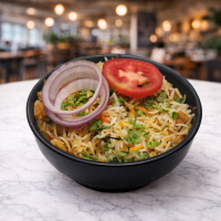 Paneer Tikka Dum Biryani