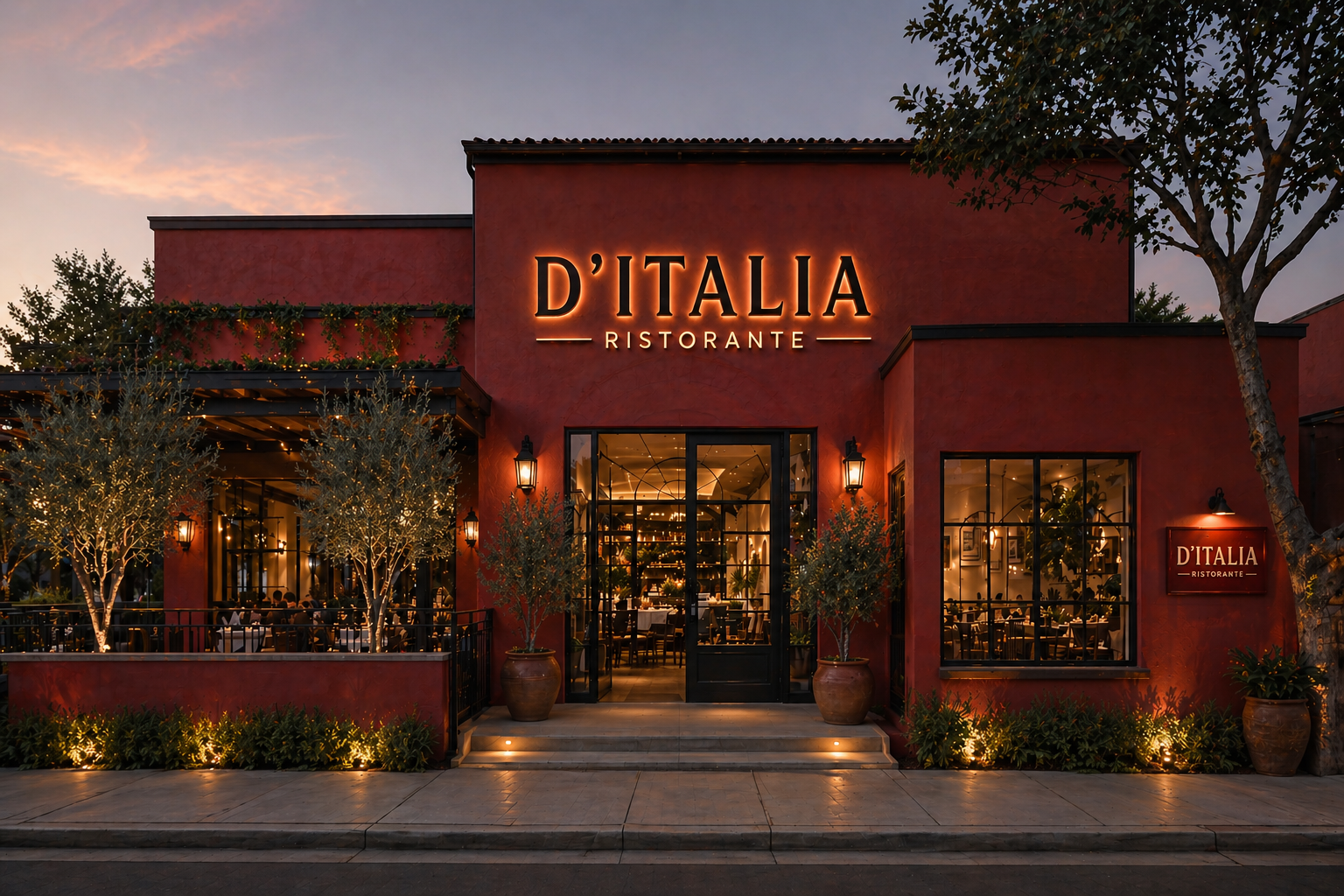 D'ITALIA Ristorante restaurant model